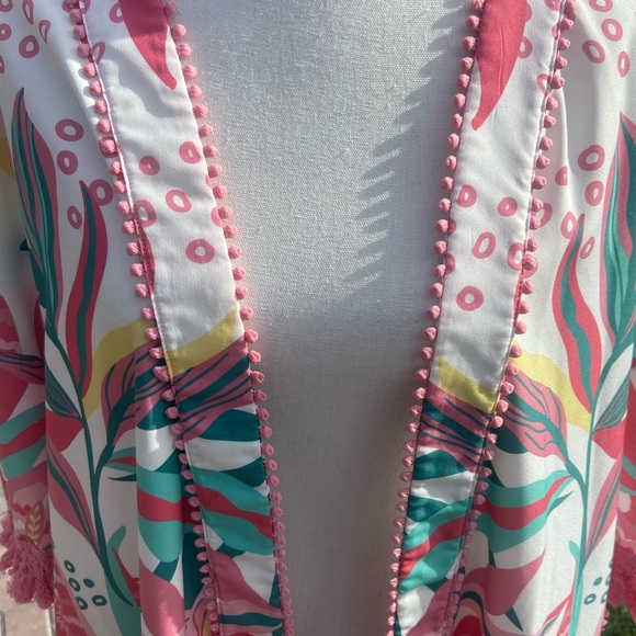 Colorful Kimono Style Top - Picture 3 of 14